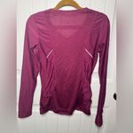 Athleta  Wick It Good Lace Back Long Sleeve Running Hiking Shirt Photo 5