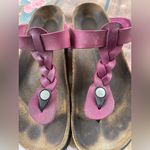 Birkenstock  Women's Braided Sandals - Burgundy Photo 6