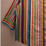 Blair Rainbow Womens Button Up Shirt Size L Striped Business Office‎ Professional Photo 3