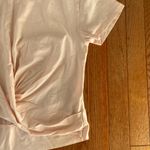 light pink twisty front workout top Photo 5