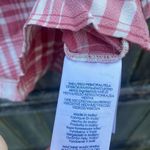 CHAPS  Pink Plaid Ruffle Sleeve Top | S Photo 2