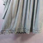 Altar'd State Altar’d State Blue Sun Bleached Boho Bell Sleeve Off Shoulder Stretchy Dress Photo 2