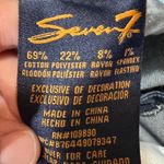 Seven7 Blue Jeans Shorts Womens 14 Denim Stretch Casual Everyday Embroidered Photo 5