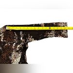 Banana Republic  Women’s Silk Midi Dress Brown Floral Wrap‎ Size Small Photo 7