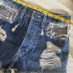 Carmar Cutout Medium Wash Shorts Size 24 Photo 2