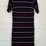 Talbots  Women’s Petite Navy Blue Shirt Dress New Photo 0