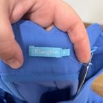 J. McLaughlin  Cameron Skirt 4‎ NWT $158 Scalloped Solid Vista Blue Solid Knee Photo 4