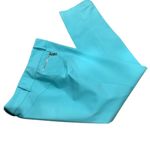 Chaus New York Aqua Trousers with Button Accent Brand New With Tag. Size 10 Blue Photo 5