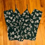 Lulu’s Doyle Green Floral Print Sleeveless Jumpsuit Size XS Photo 3