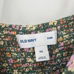 Old Navy Smocked Cami Mini Dress Green Ditsy Floral Cottagecore Boho Size XXL Photo 7