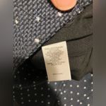 Ann Taylor  LOFT Navy Blue white Polka Dot Straight Pencil Skirt 6P‎ Photo 7