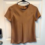 EXPRESS  Women's Short Sleeve Satin Top, Size Small Photo 0