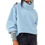 Free People Elk Mountain Pullover in Light Blue Photo 0