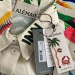 NWT ALEMAIS x Alan Berry Rhys Samaki Cropped Organic Cotton Shirt Women's Size 2 Photo 4