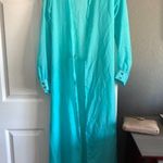 Chiffon Coral pull cover up/intimates Blue Size L Photo 1