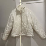 The Pants Store Puffer Jacket  White Photo 0