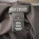 White House | Black Market silver lurex blouson drop waist tunic dress Photo 7
