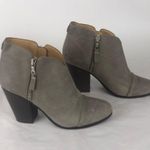 Rag and Bone Margot Ankle Boot Womens 41, US 11. Gray Suede Double Zip 3.5 heel Photo 0
