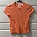 Maeve  The Blair Baby Tee Cropped Edition In Orange small Photo 1