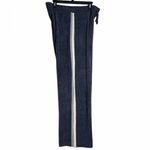 Barefoot Dreams  Cozy Chic Ultra Light Multi Stripe Wide Leg Pant Indigo Large Photo 3