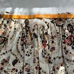 Steele sz M White Oriental Floral Maxi High Waist Skirt Boho Femme Retro Flowy Size M Photo 1
