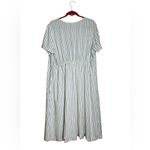 Old Navy  Linen Blend Midi Dress Button Front Casual Comfort Size XXL Photo 6