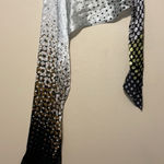 Echo‎ Silk Scarf Gold Purple Green Geometric Brown Photo 0