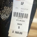 LF SBW  strappy black knit top nwt Photo 5