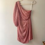 Shoshanna  Zadie Wrap Dress Size 2 Pink Sheer Sleeves Wedding Guest Retail $422 Photo 1