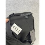 Symphony  Women's Strapless Formal Dress Long Size Small Solid Black High Slit Photo 5