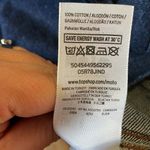 Topshop ✨ Moto Dark Wash Front Zip Denim Mini Skirt Photo 6