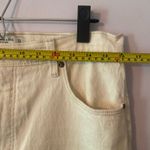 Abercrombie & Fitch 90s Straight Ultra High Rise Cream Jeans Women 31 / 12 Short Photo 11