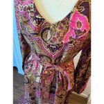 A Loves A Paisley Printed Long Sleeve V Photo 4