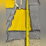 POL Colorblock Oversized Cardigan Button Up Sweater Wool Blend Patchwork Boho L Photo 2