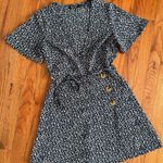 Nasty Gal Blue Leopard Print Mini Dress Photo 2
