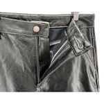 BDG High Rise Carpenter Pants Womens 25 Black Faux Leather Straight Leg Urban Photo 2