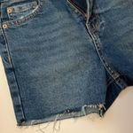 Bershka  women’s cut off denim shorts Photo 5