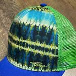 prAna  Woman’s Casual Outdoors Green & Blue Trucker Hat Photo 1