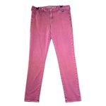 American Eagle Super Stretch Low Rise Jegging Womens 16 Long Pink Denim Jeans Photo 1