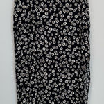 Reformation  Bea Daisy Daisies Midi Skirt Black 0 Photo 0