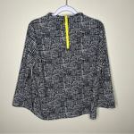 MELLODAY  Dot Print 3/4 Exposed Zipper Mock Neck‎ Top Photo 1