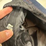 Guatemalan 100% Cotton Handmade Vibrant Embroidered Denim Medium Sized Tote Blue Photo 8