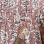 Lucky Brand  V-Neck Pink Blue 3/4 Sleeve Shirt Size Small GUC #6549 Photo 3