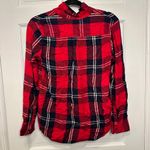 Woolrich  Button Down Plaid Shirt Size Medium Photo 5