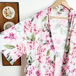 Show Me Your Mumu  Rose Garden Half Sleeve Kimono Robe Photo 2