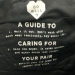 Madewell  Rigid Denim A-Line Mini Skirt Cutout Edition Lunar Wash Black Size 31 Photo 12