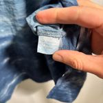 Citron Santa Monica Women's Blue Tie Dye Short Sleeve Top Oversized‎ Boxy S SEE Photo 4