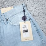 NYDJ Charlotte Relaxed Straight Leg Jeans Light Wash Blue Ripped Size 26 Photo 5