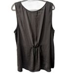 Avenue Plus 22/24 3X Black Satin Jeweled Tank Top Shirt Cami Blouse Career Work‎ Photo 3
