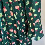 Eloquii  GREEN FLORAL WRAP DRESS size 16 Photo 4